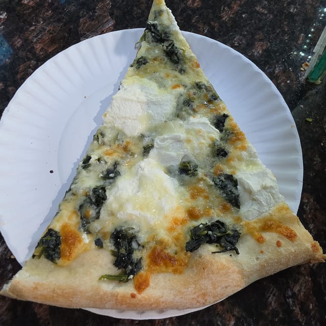 White Spinach Slice.