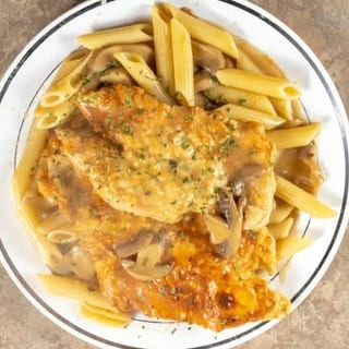 Chicken Marsala with Pasta